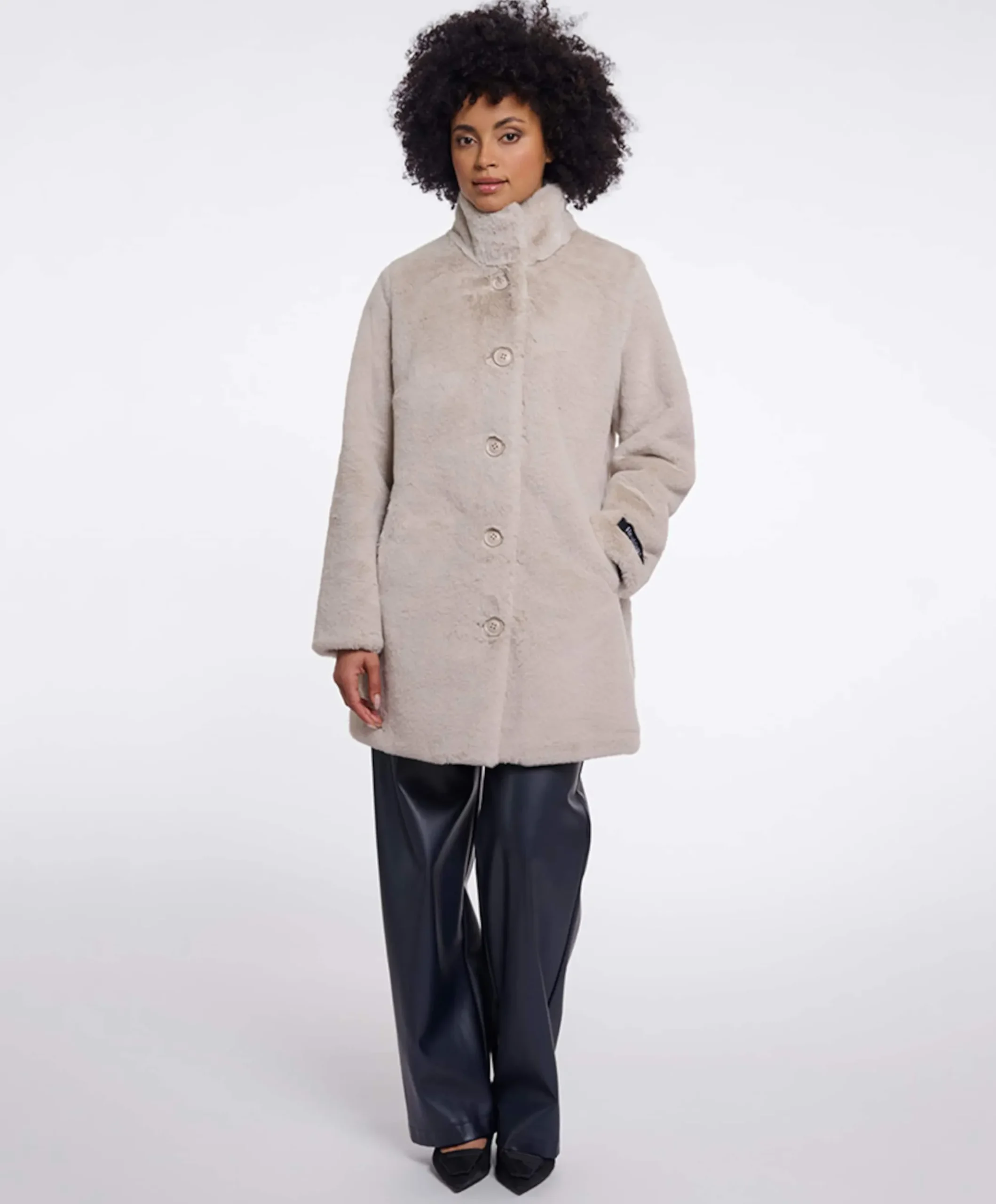 Dames jas beige