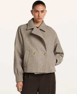 Dames jas beige