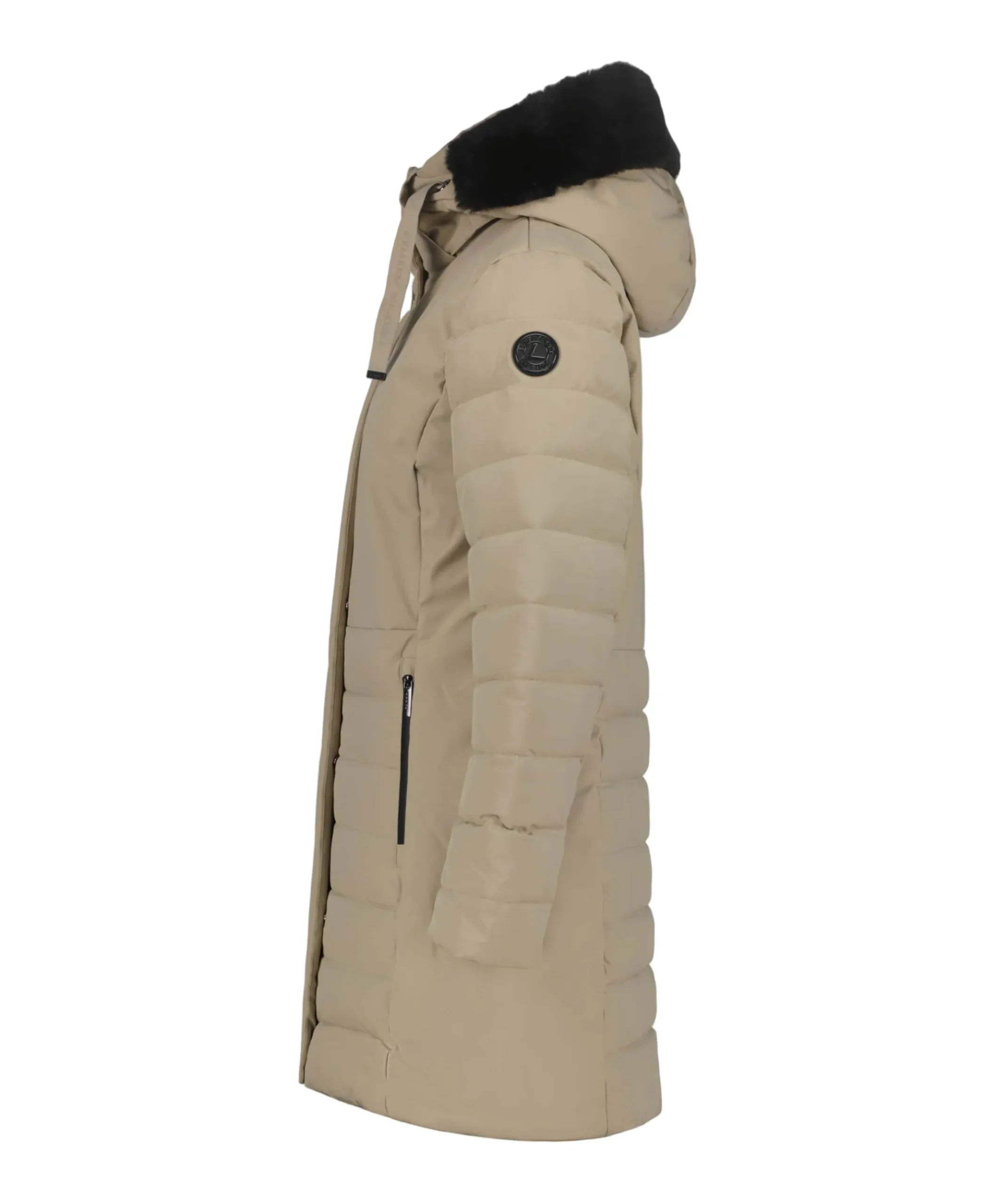 Dames jas beige