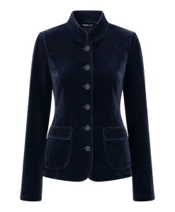 Dames jas blauw