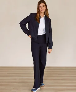 Dames jas blauw