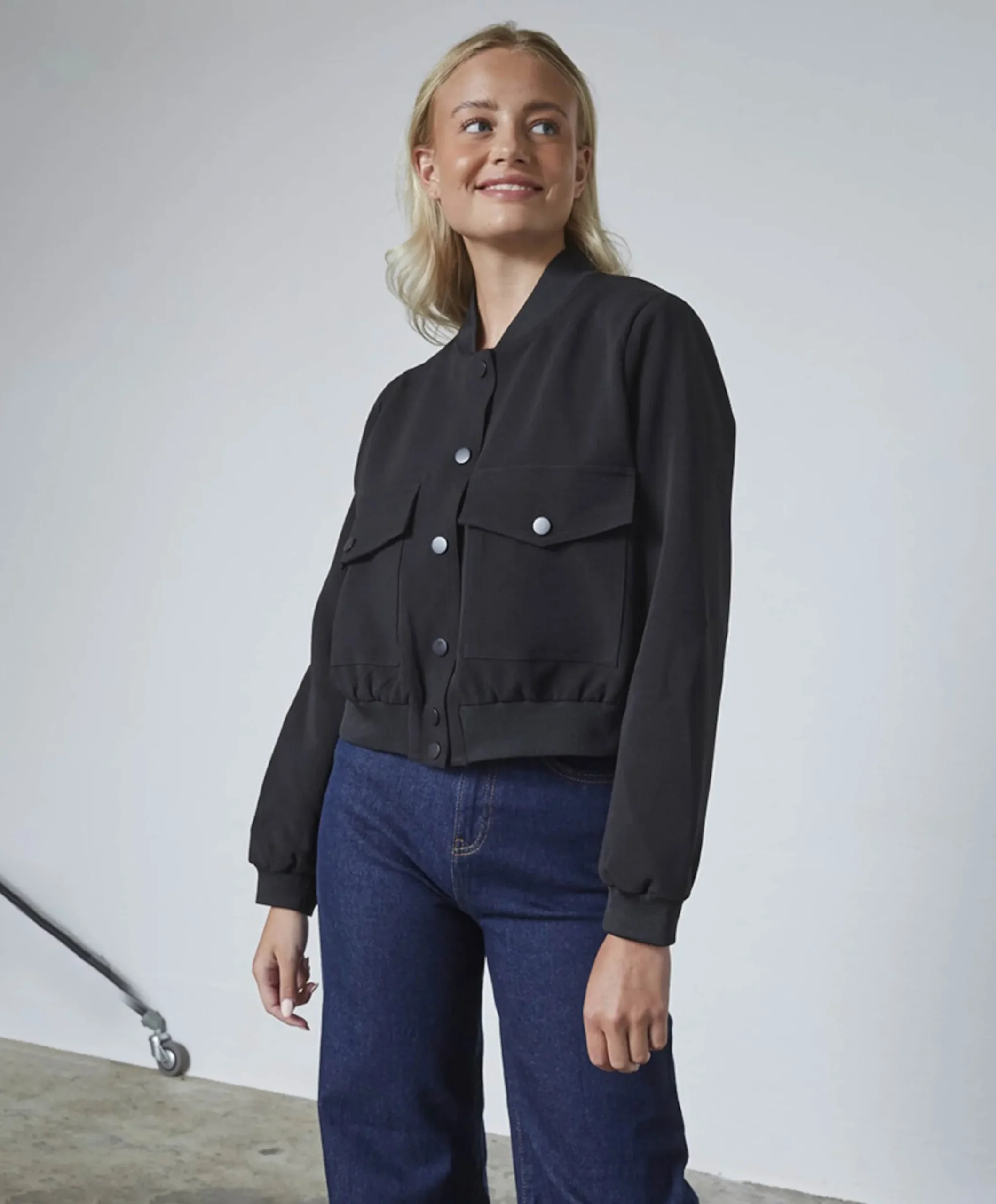 Dames jas blauw