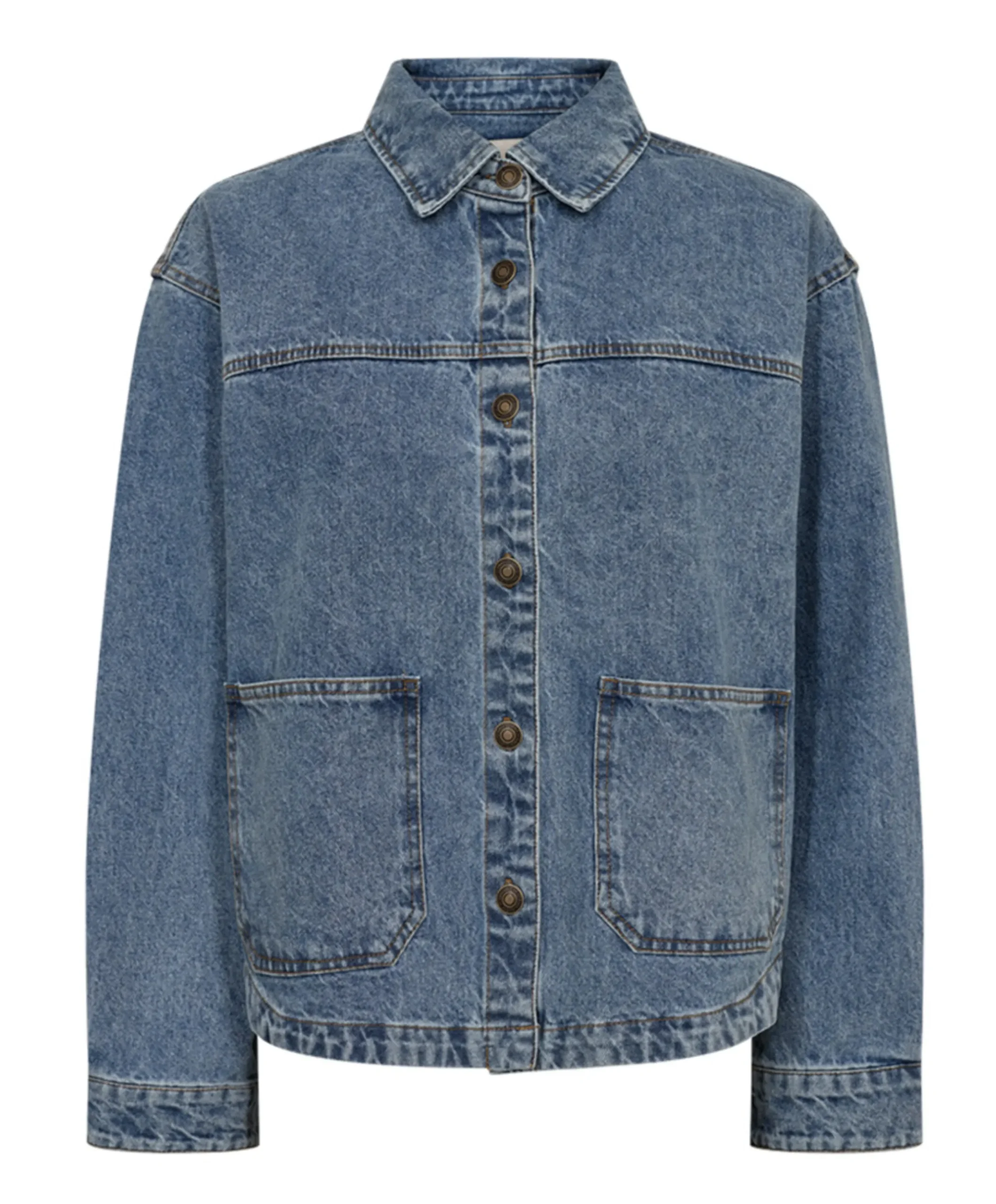 Dames jas blauw
