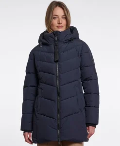 Dames jas blauw