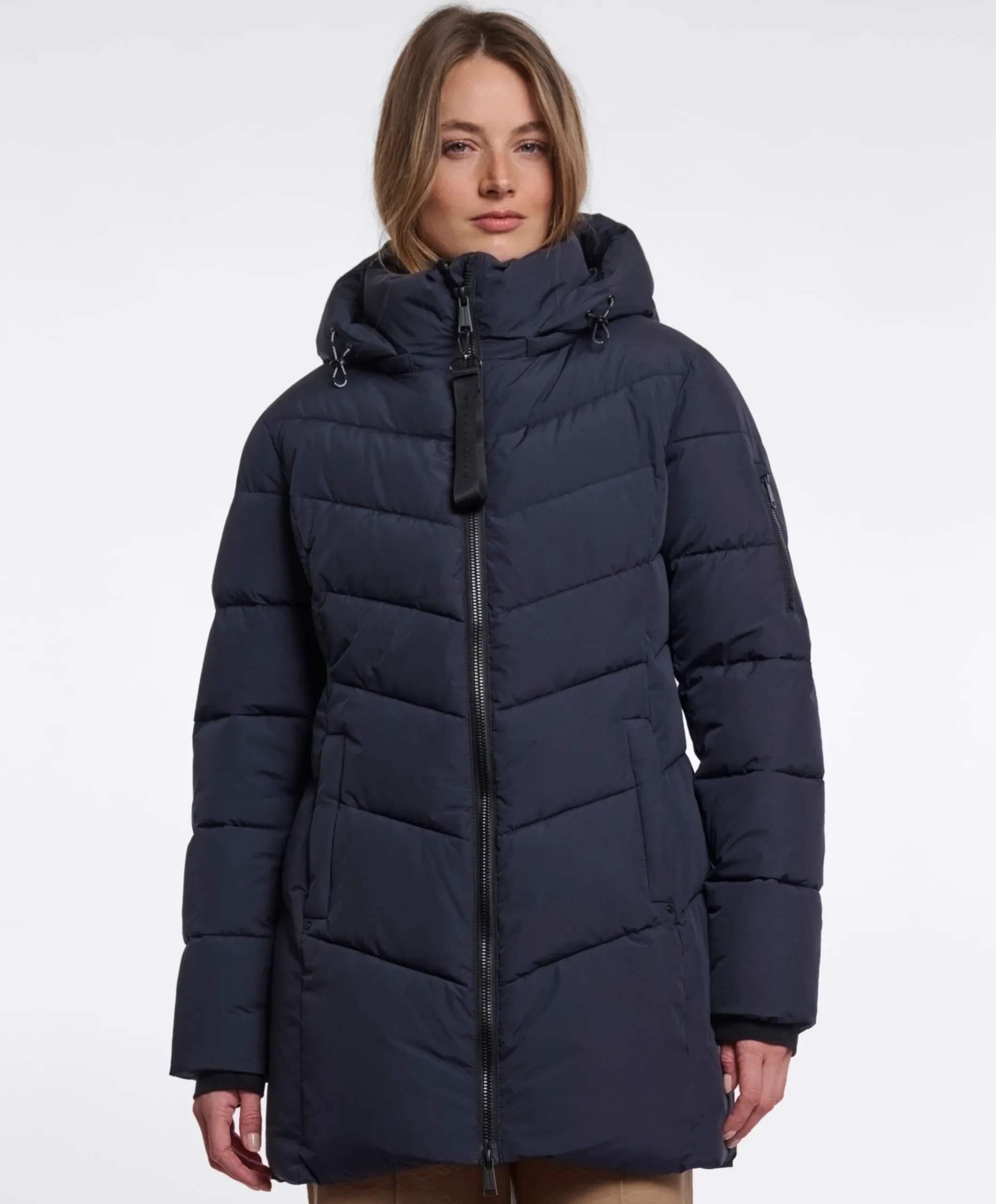 Dames jas blauw