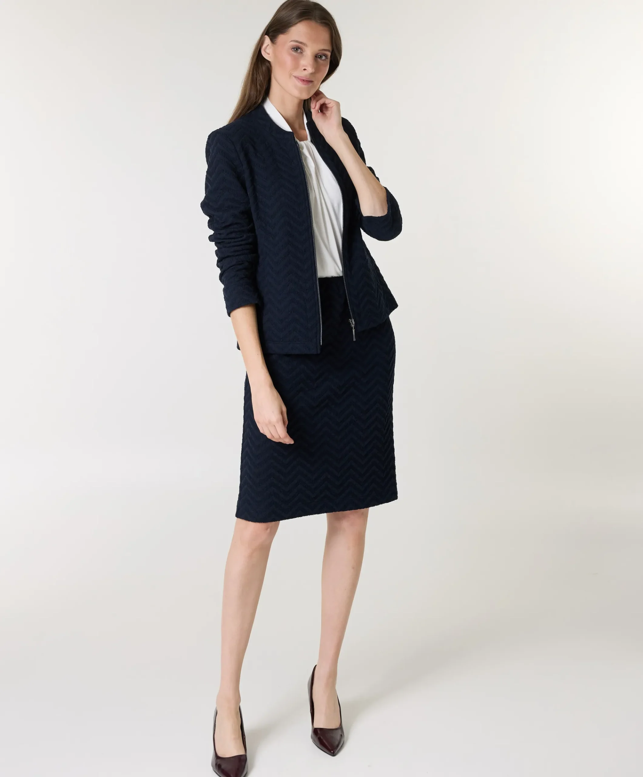 Dames jas blauw