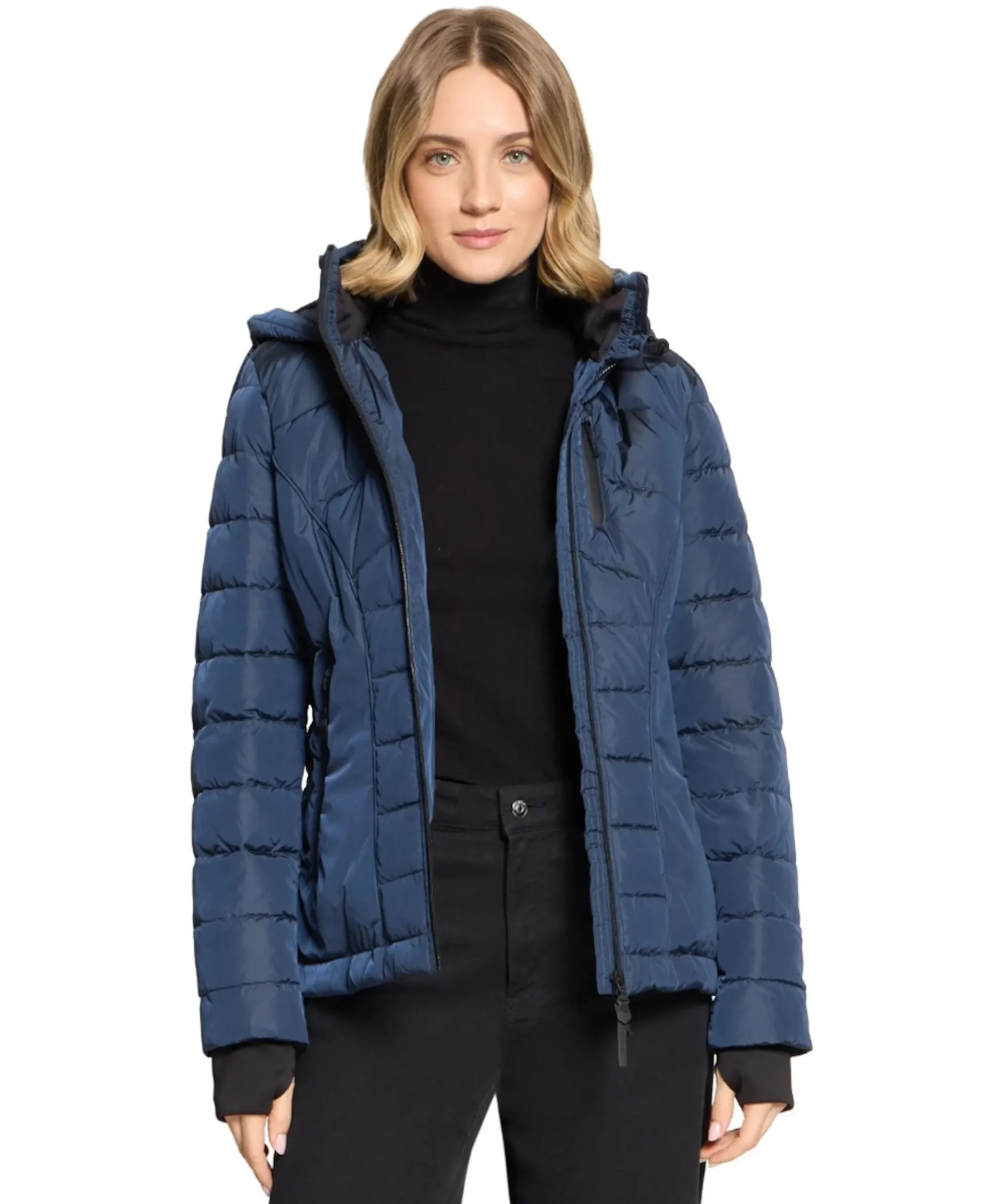 Dames jas blauw