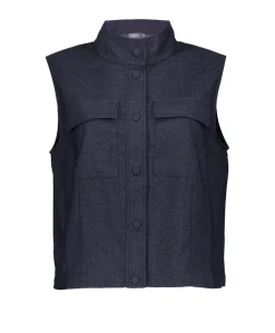 Dames jas blauw