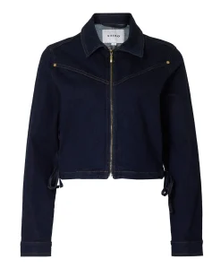 Dames jas blauw