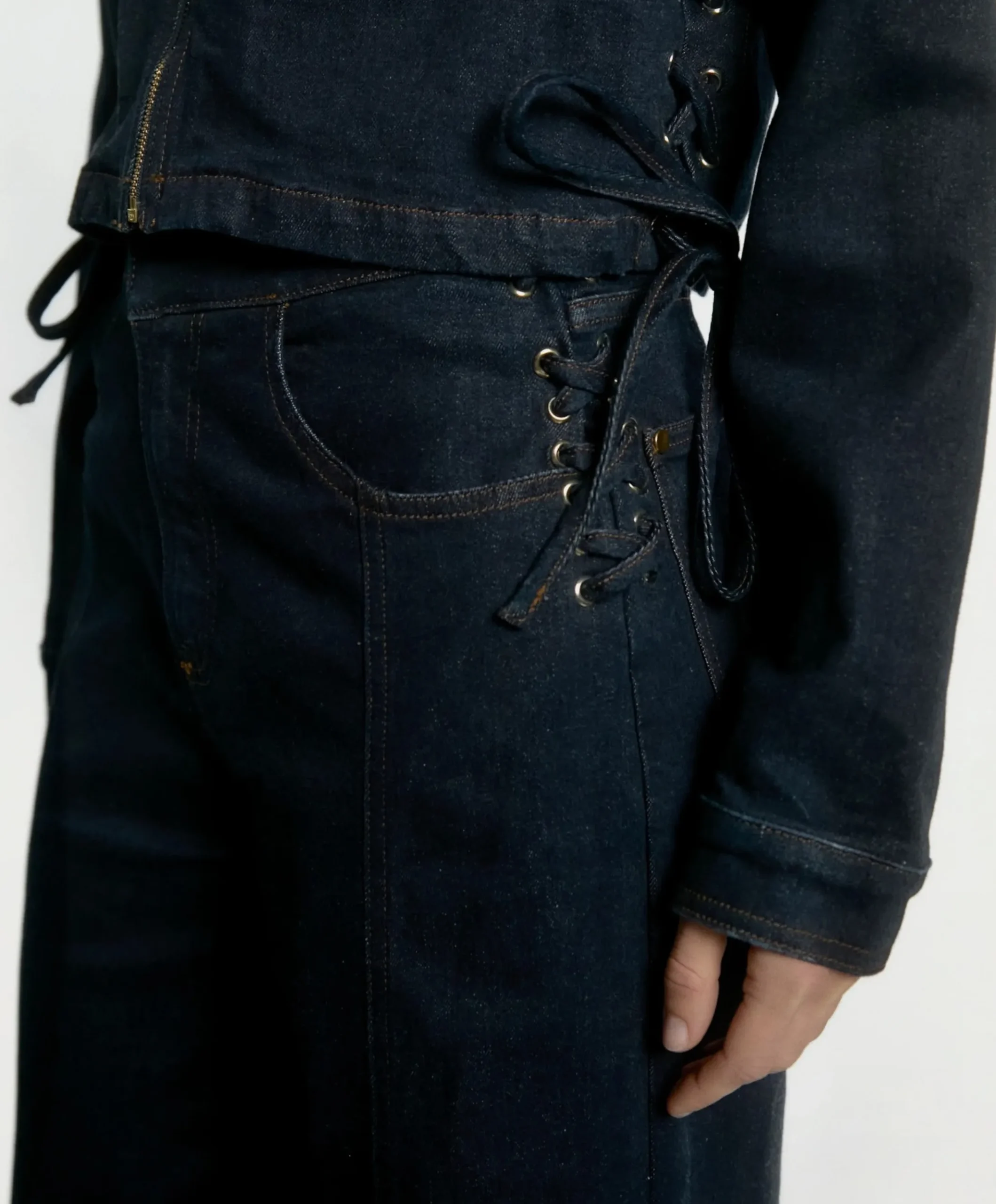 Dames jas blauw