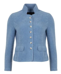 Dames jas blauw