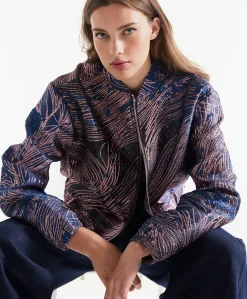 Dames jas blauw