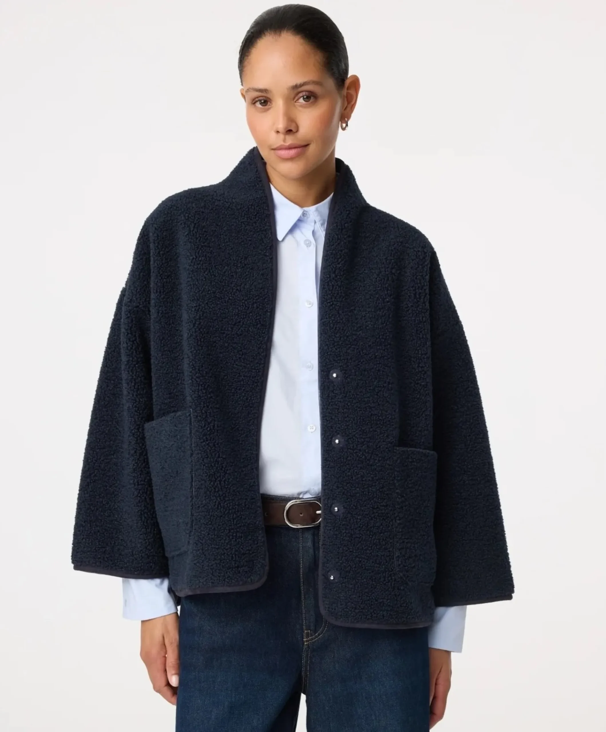 Dames jas blauw