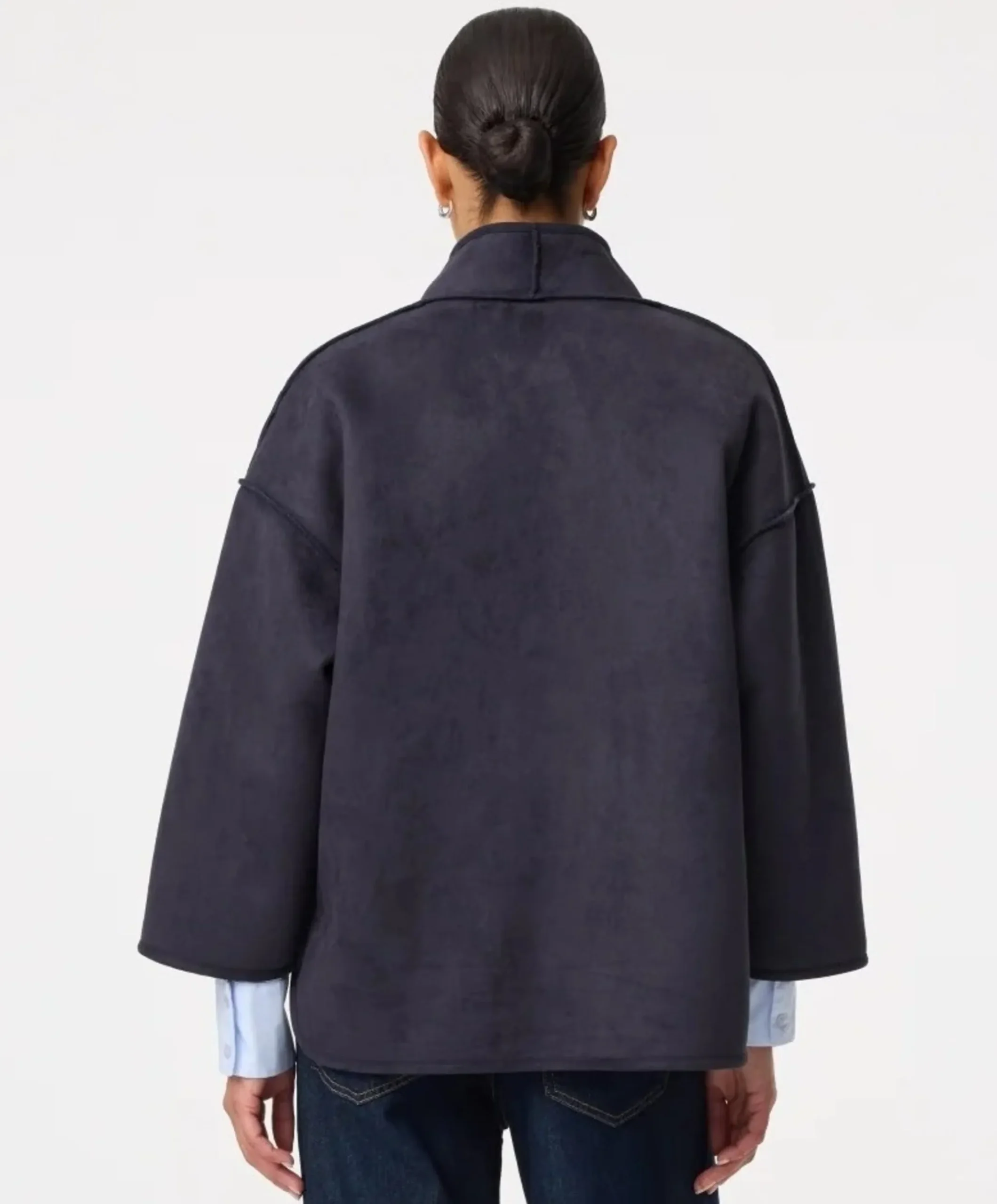 Dames jas blauw