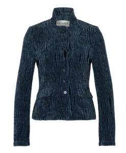 Dames jas blauw