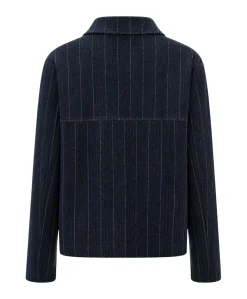 Dames jas blauw