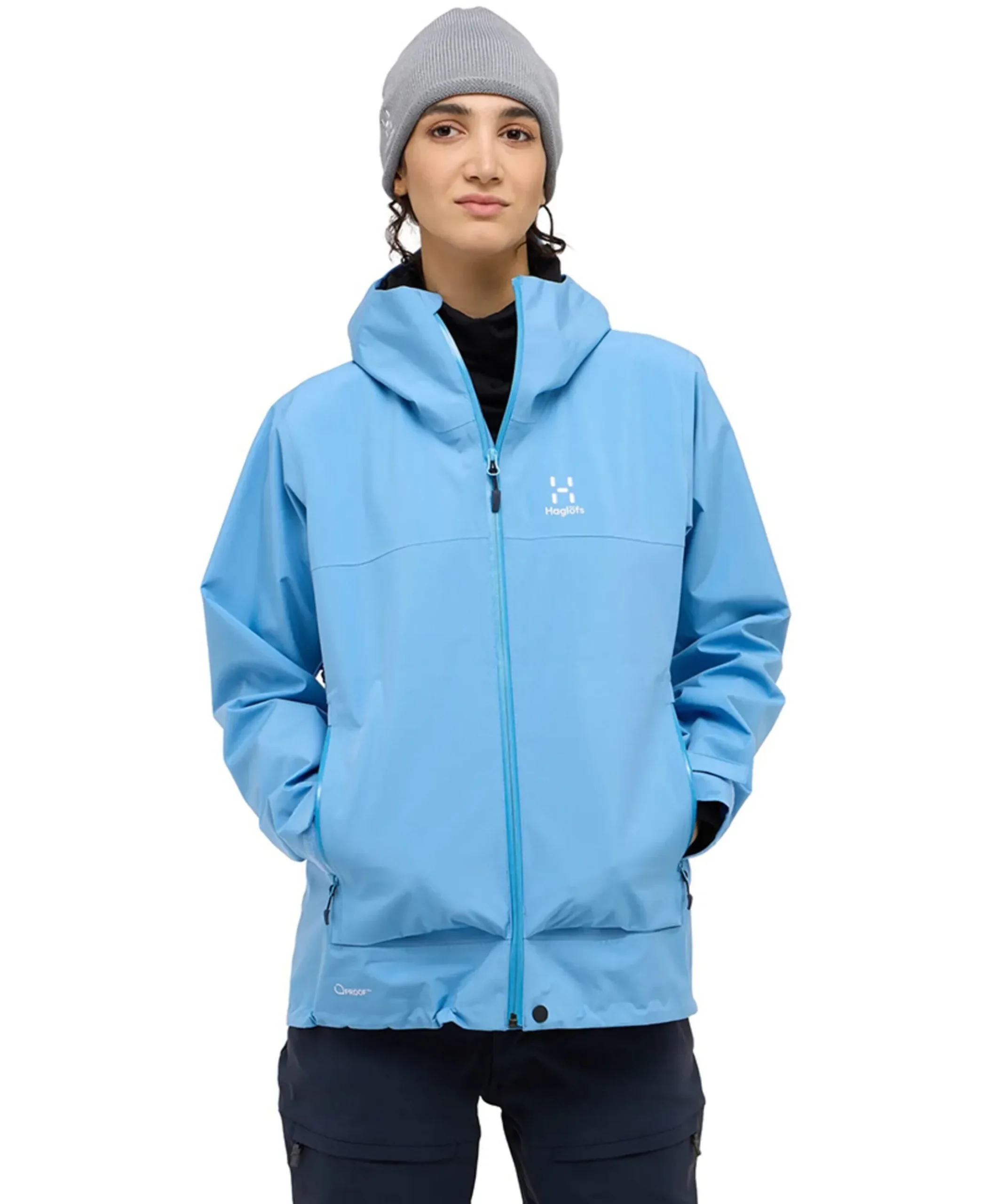 Dames jas blauw