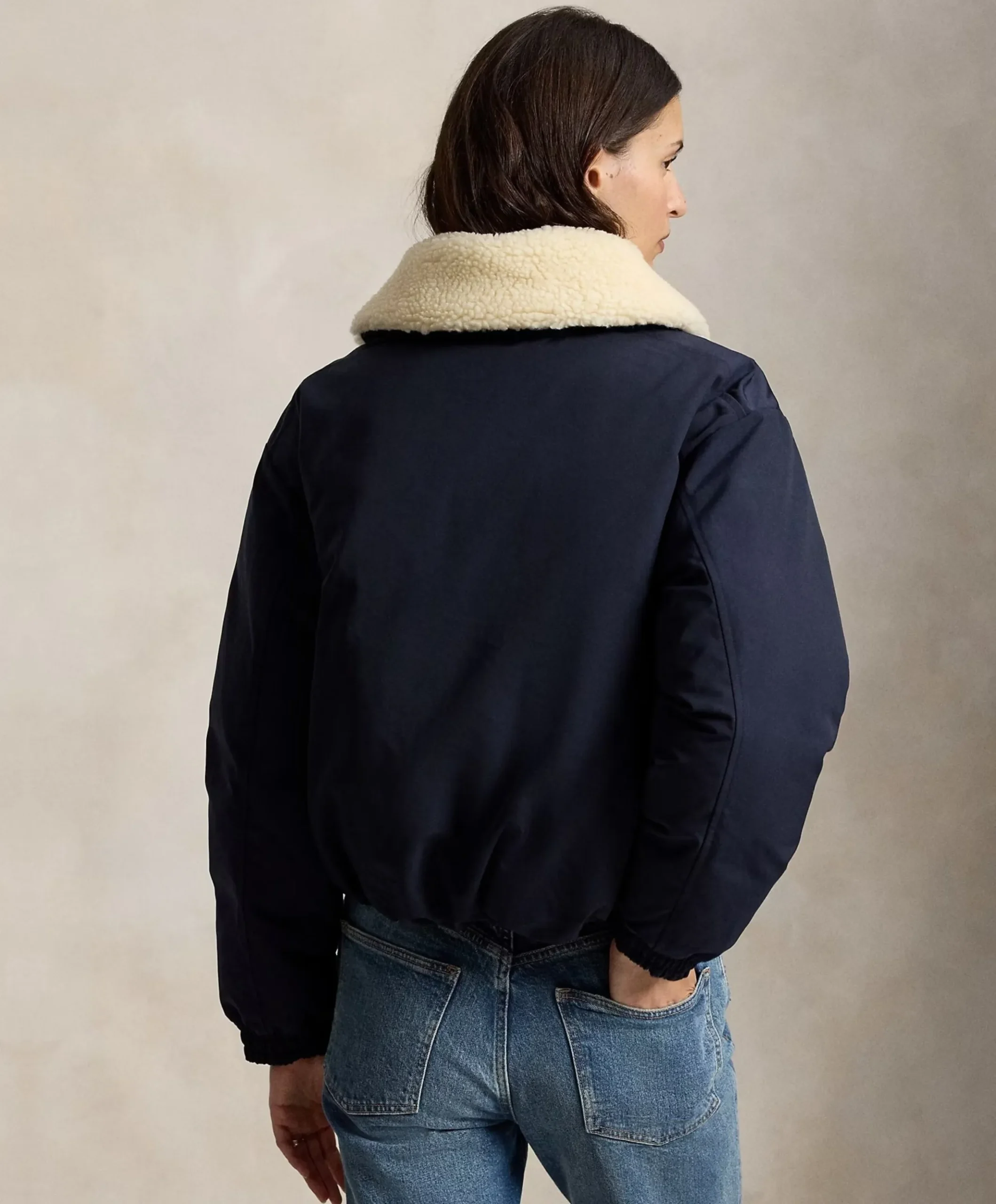 Dames jas blauw