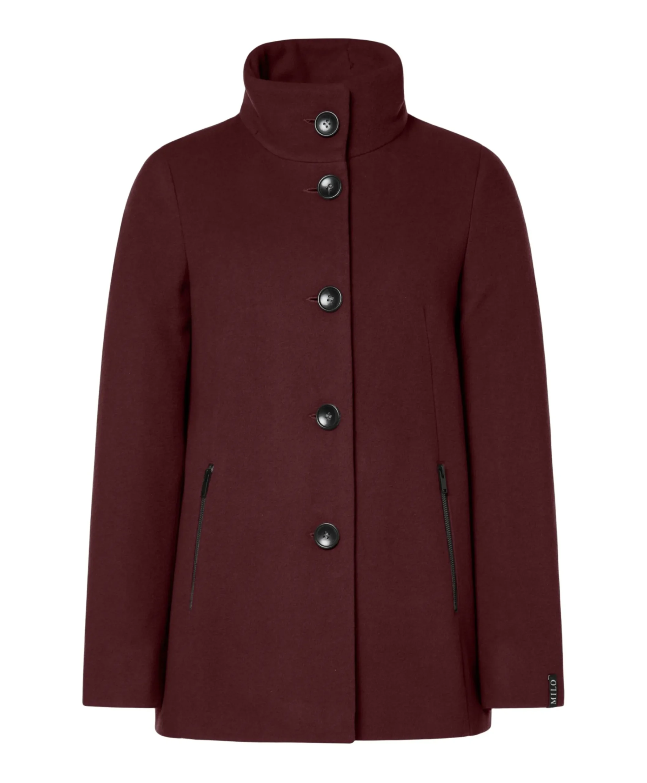 Dames jas bordeaux