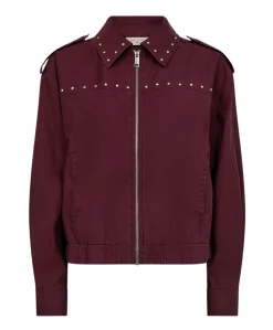Dames jas bordeaux