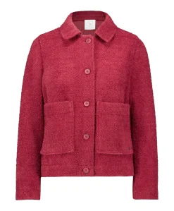 Dames jas bordeaux