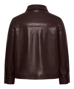 Dames jas bordeaux