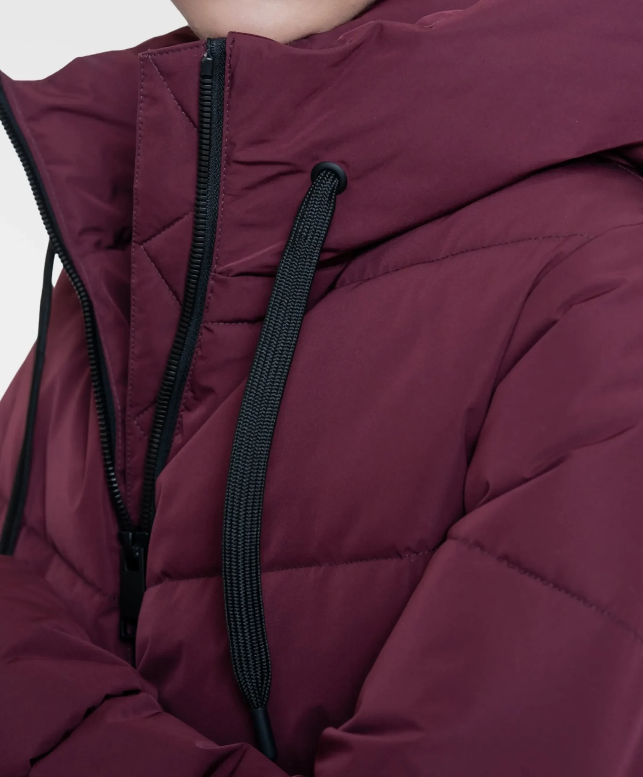 Dames jas bordeaux