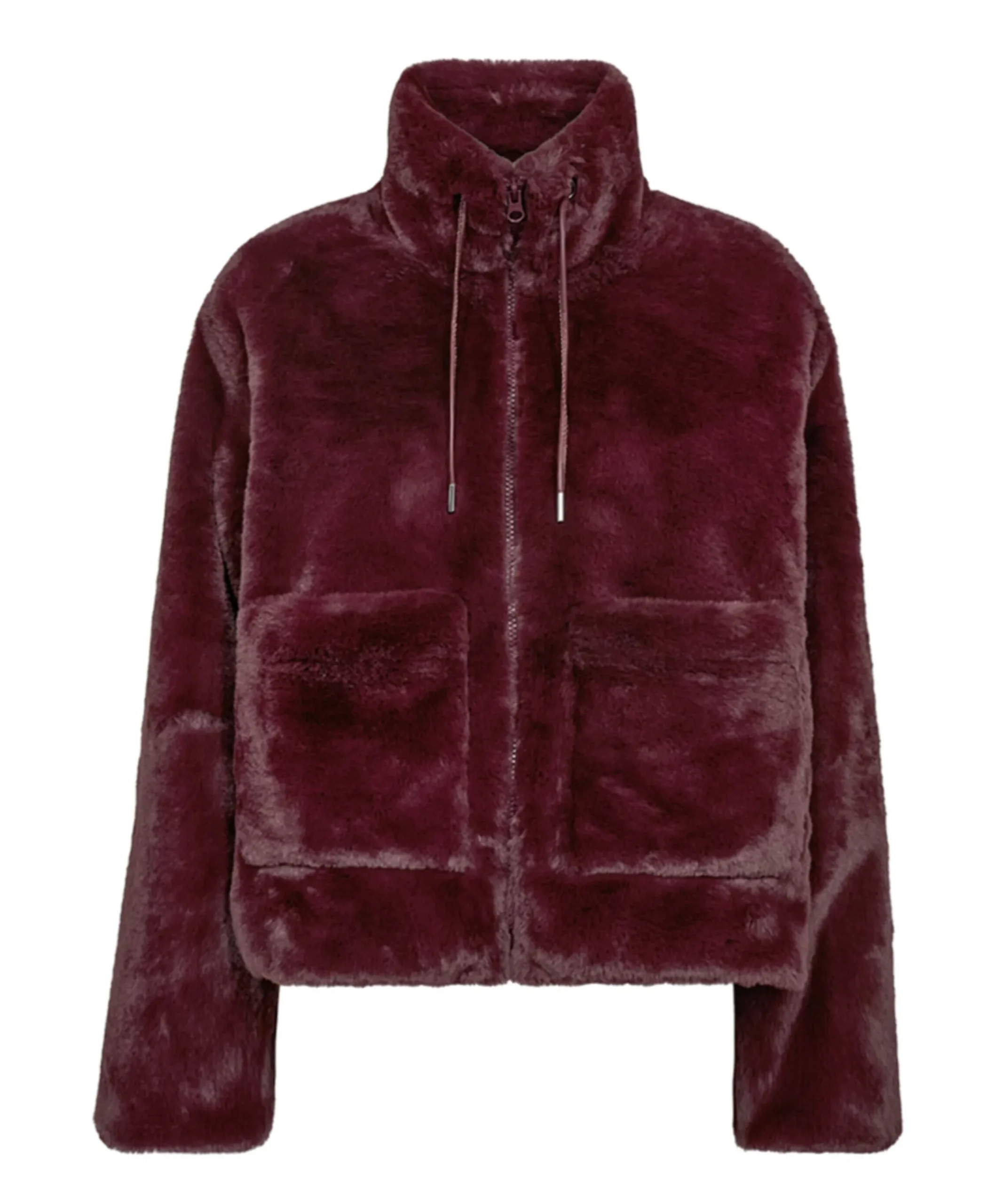 Dames jas bordeaux