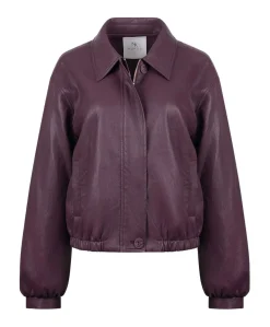 Dames jas bordeaux