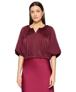 Dames jas bordeaux