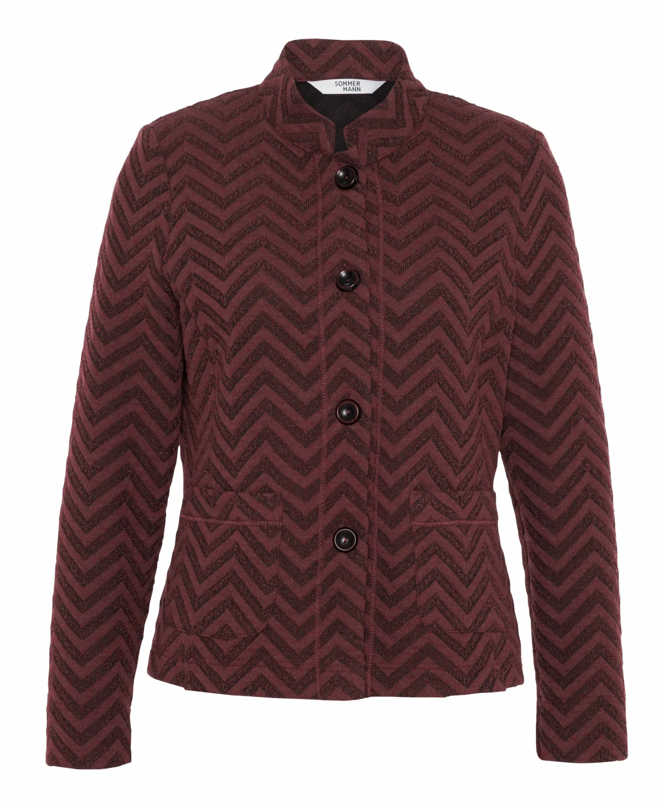 Dames jas bordeaux