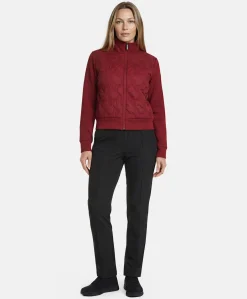Dames jas bordeaux