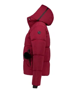 Dames jas bordeaux