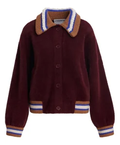 Dames jas bordeaux