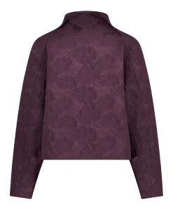Dames jas bordeaux