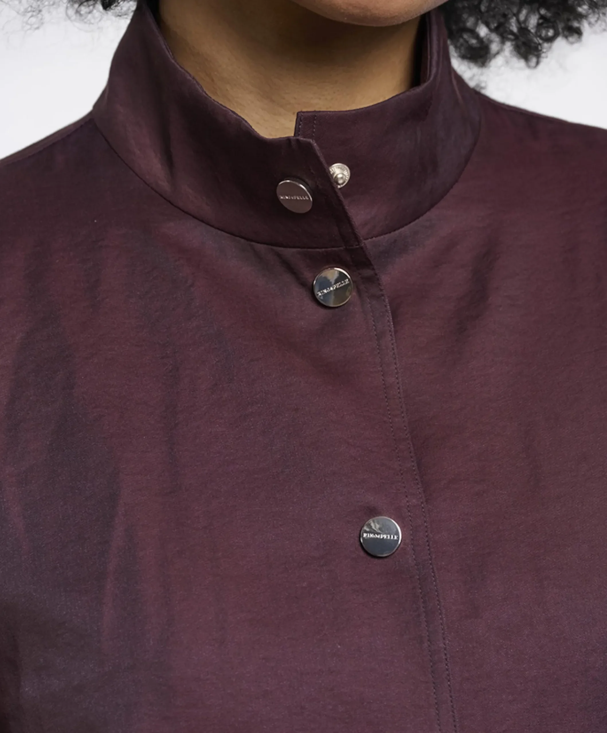 Dames jas bordeaux