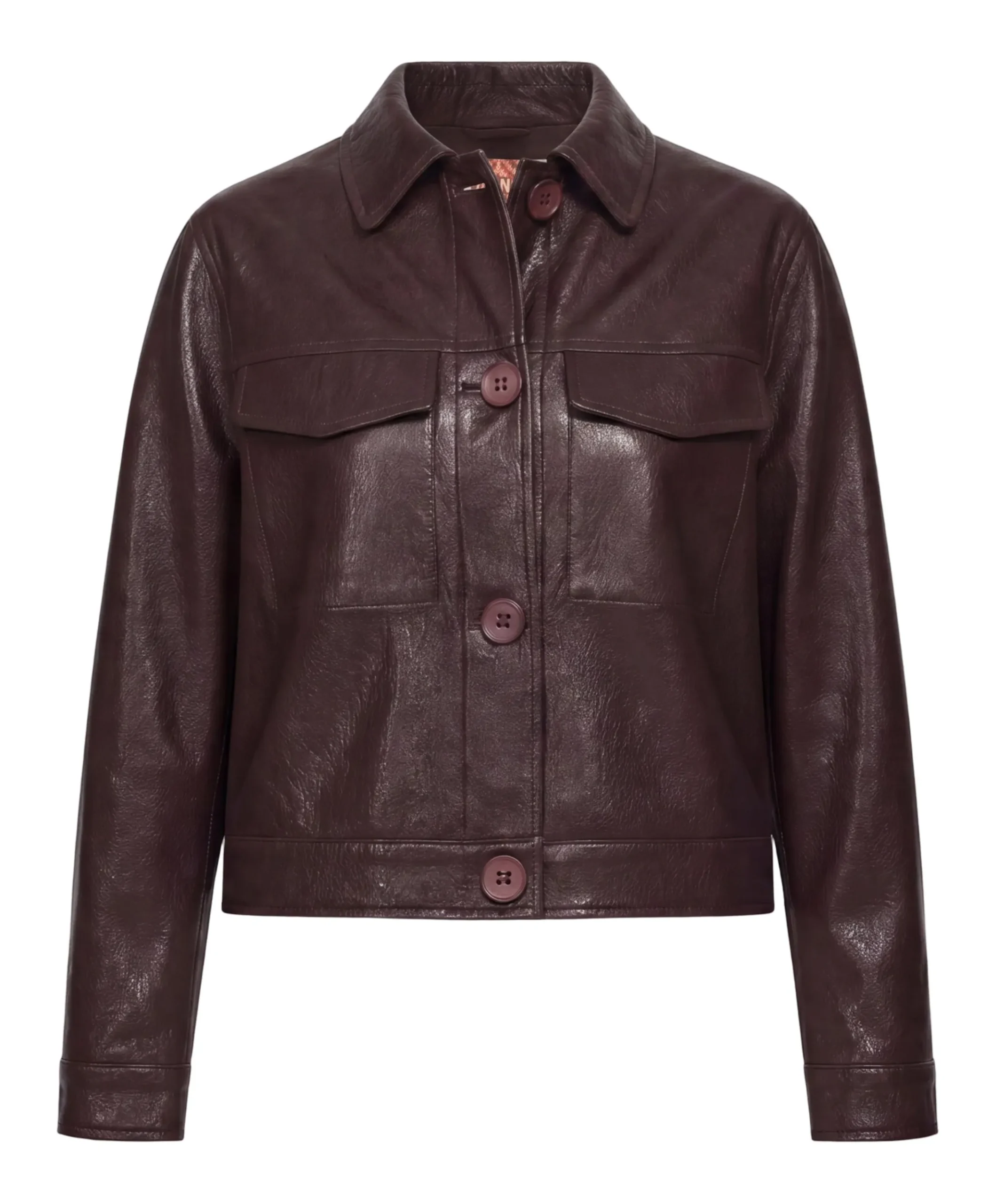 Dames jas bordeaux