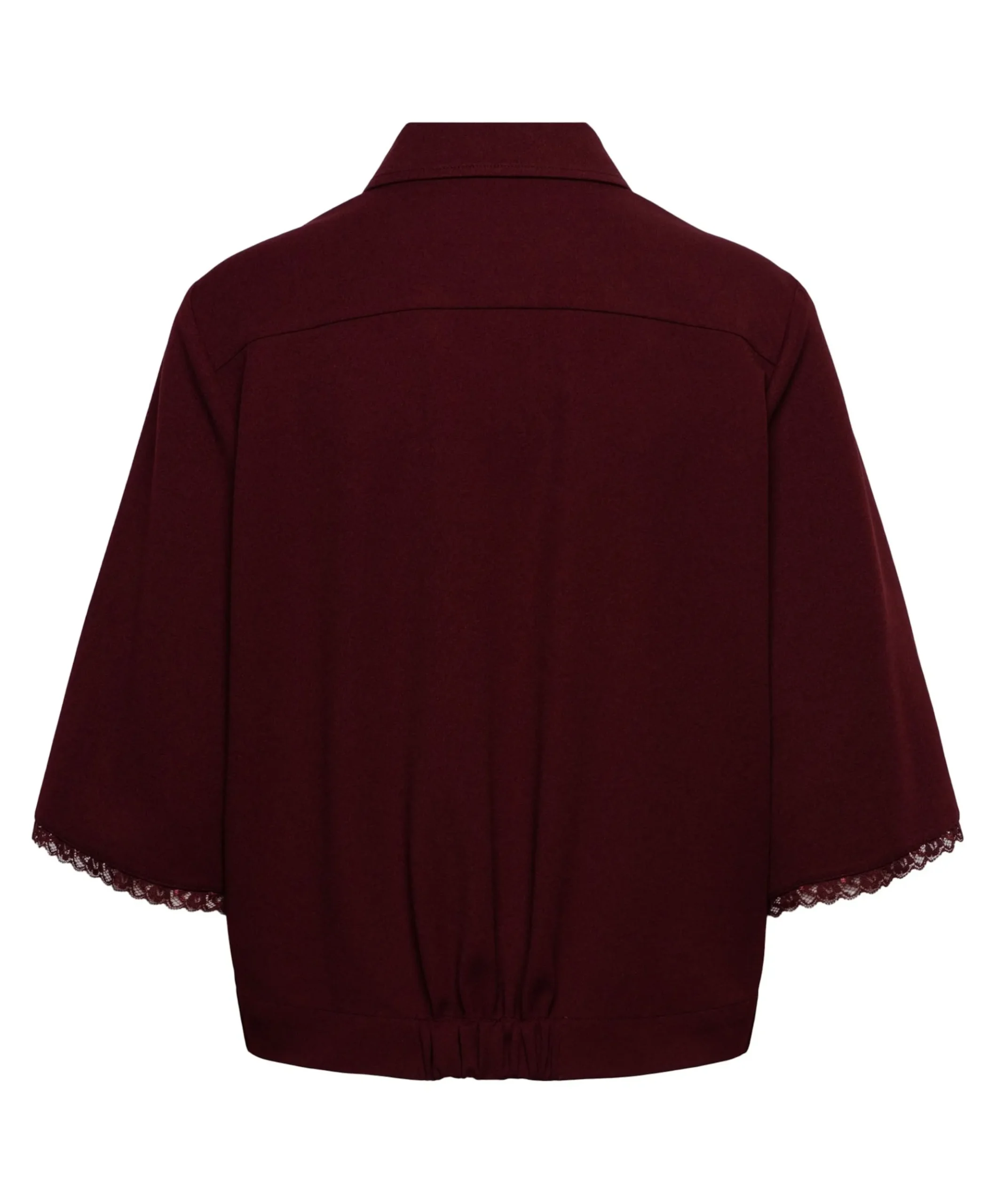 Dames jas bordeaux