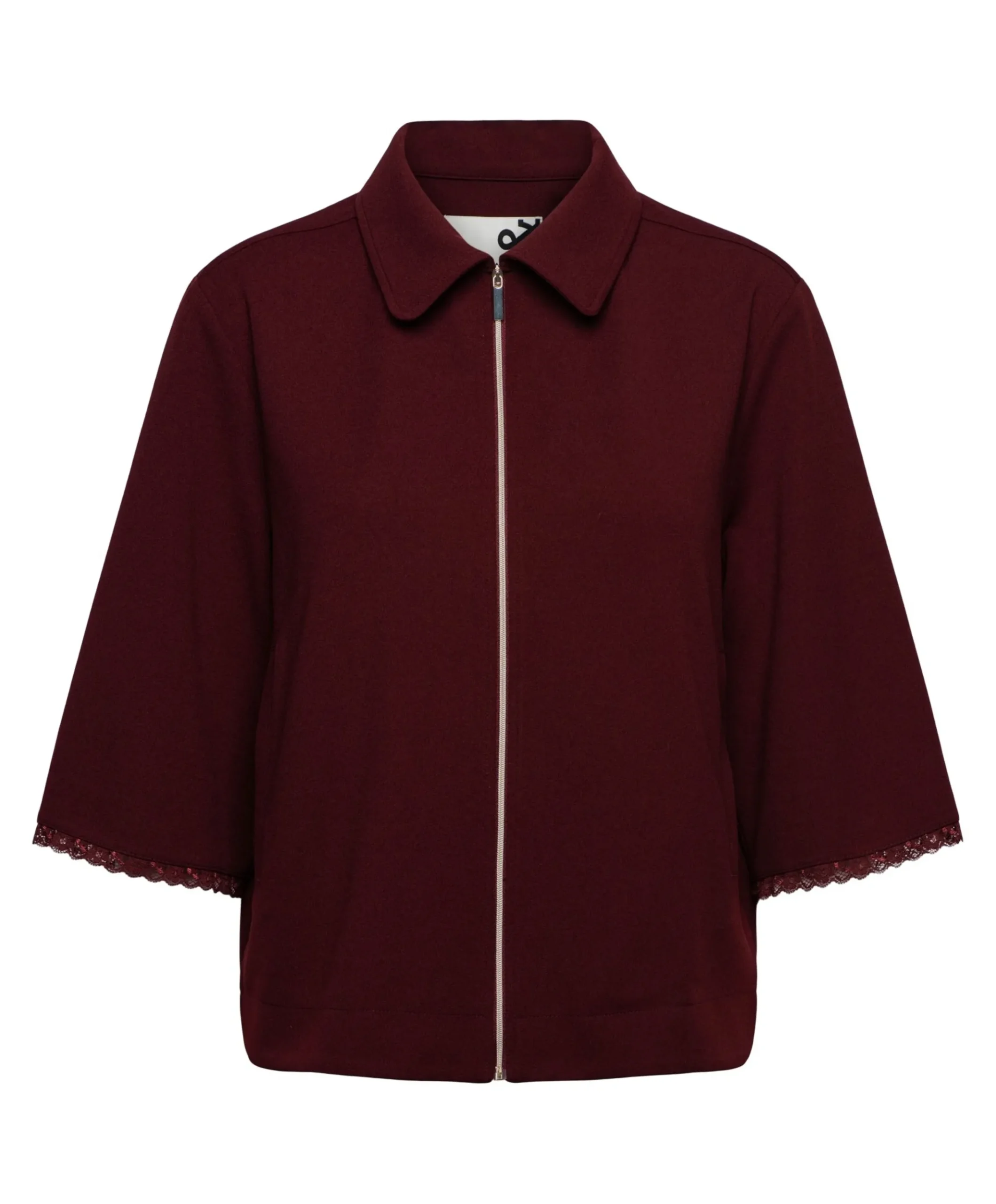 Dames jas bordeaux