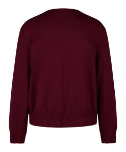 Dames jas bordeaux