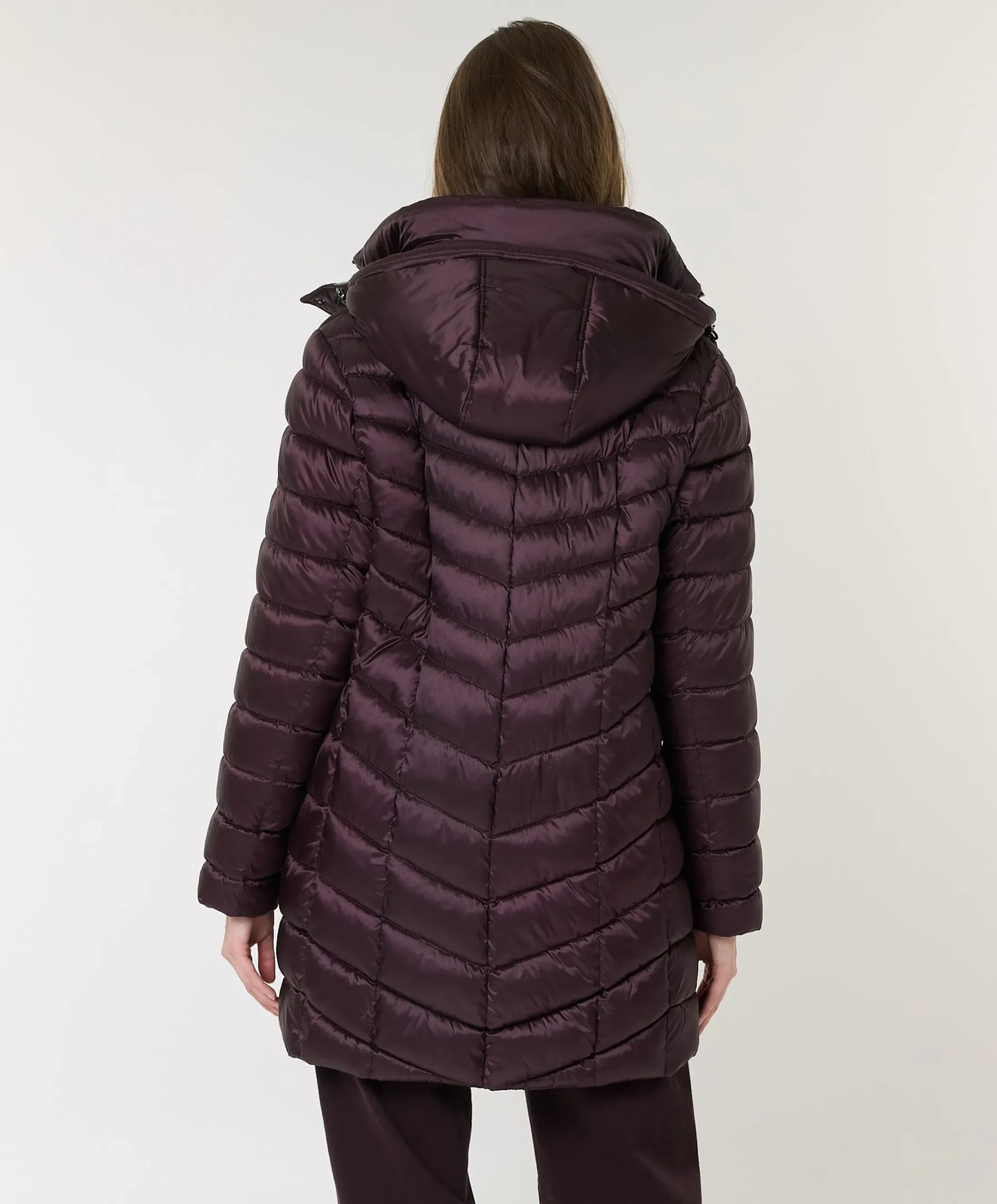 Dames jas bordeaux