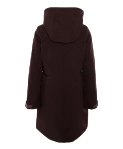 Dames jas bordeaux