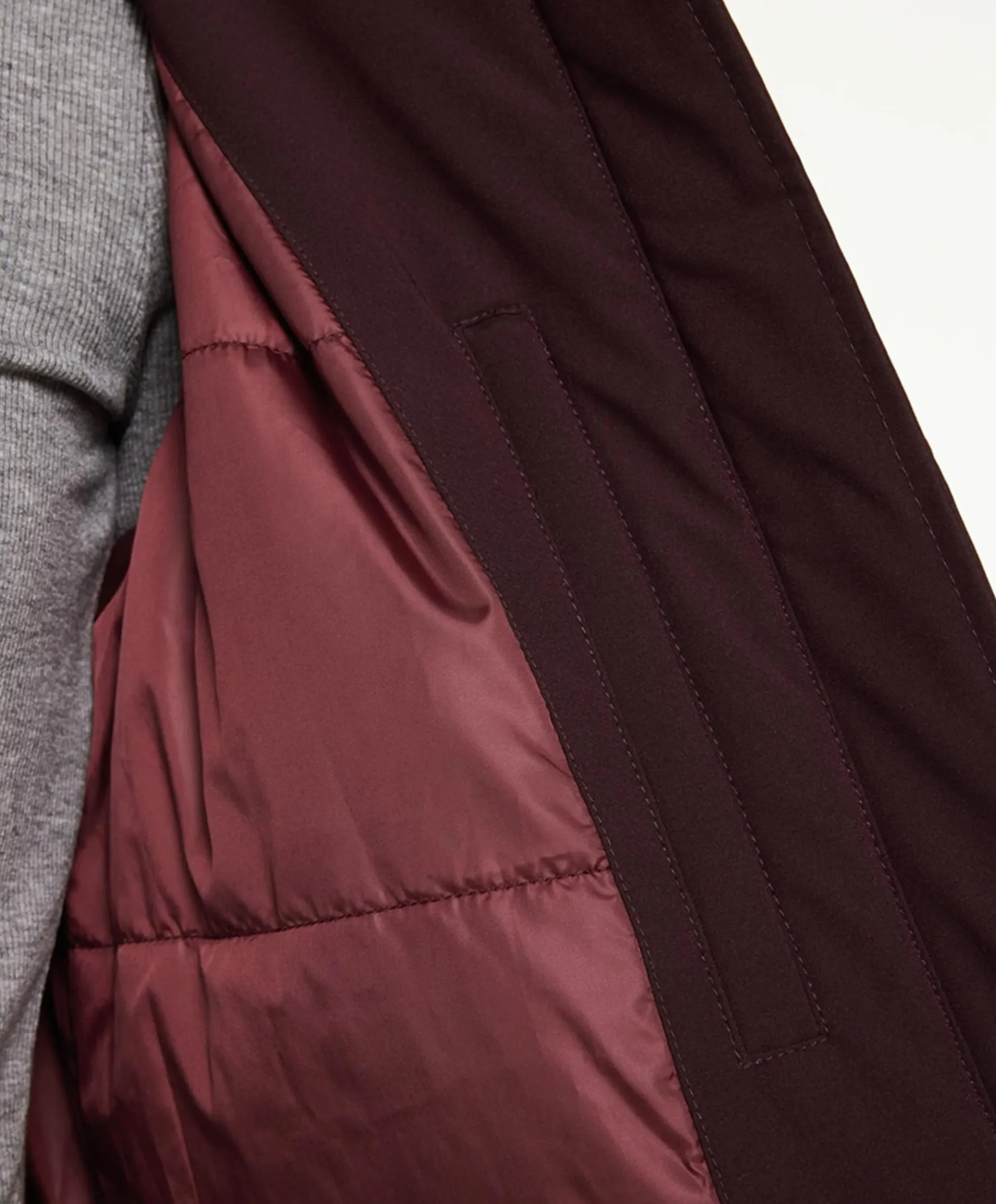 Dames jas bordeaux