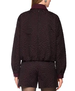 Dames jas bordeaux