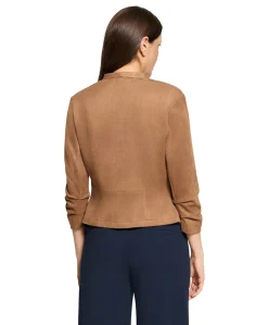 Dames jas bruin