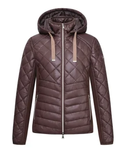 Dames jas bruin