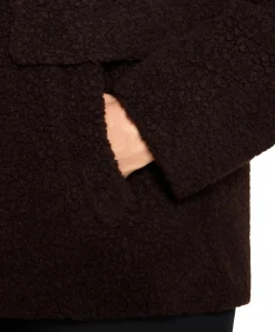 Dames jas bruin