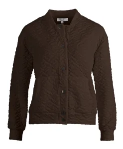 Dames jas bruin