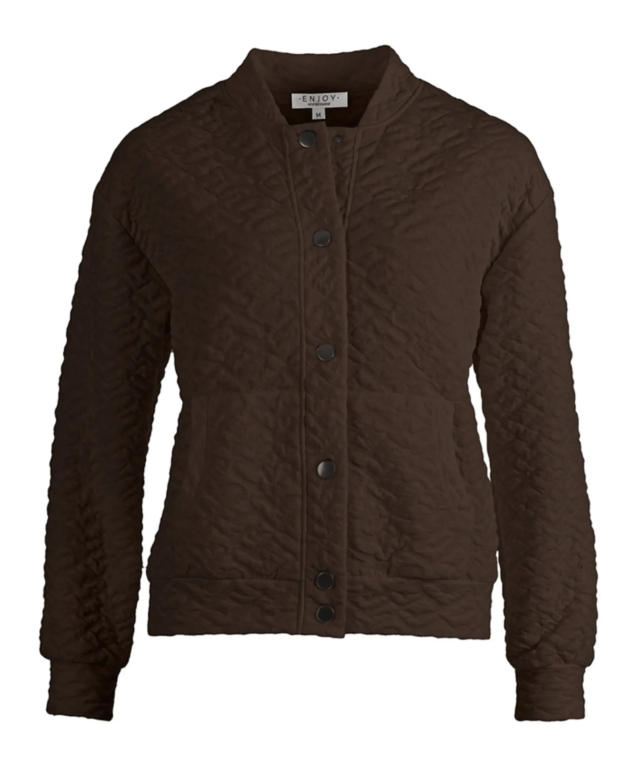 Dames jas bruin