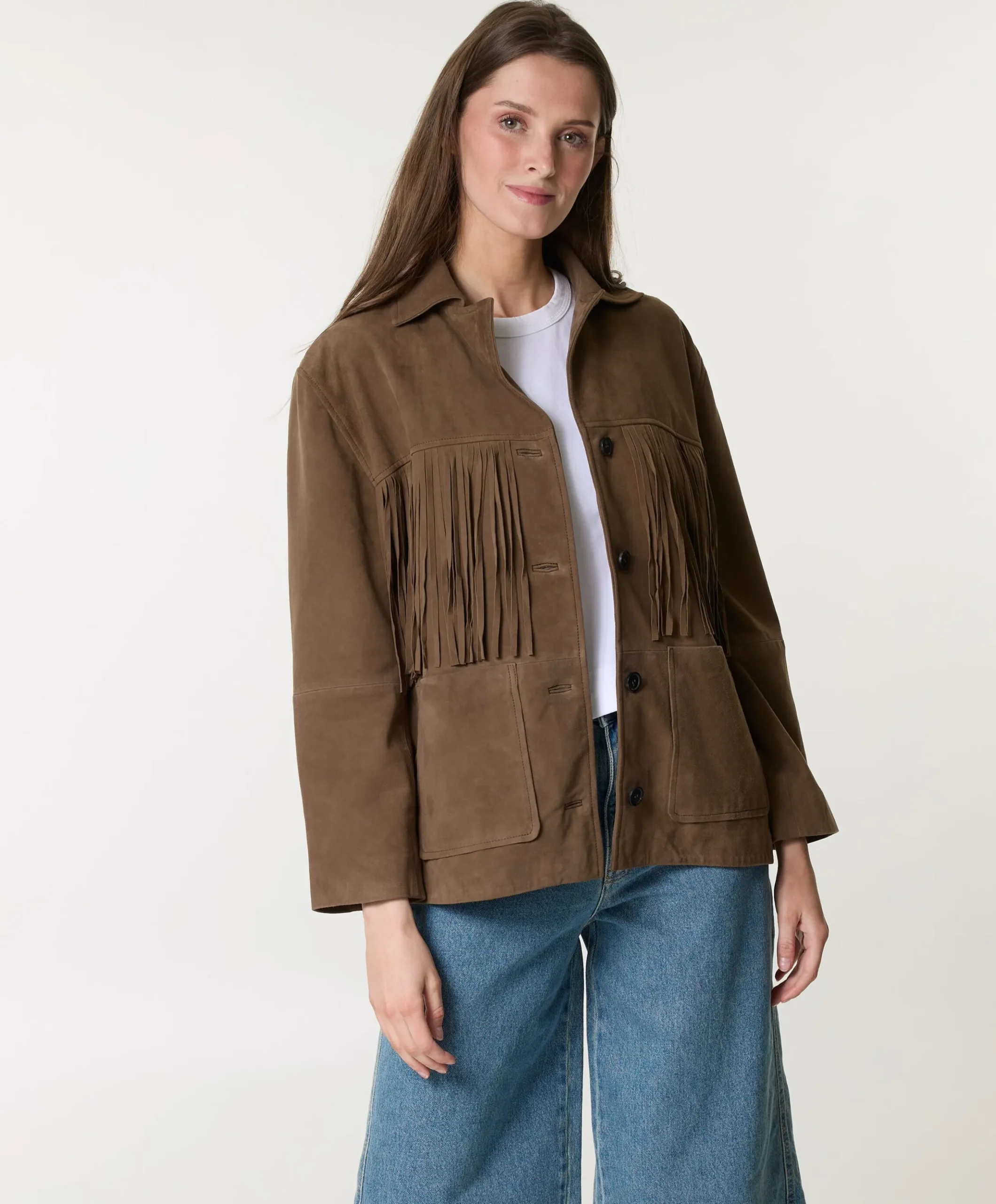 Dames jas groen